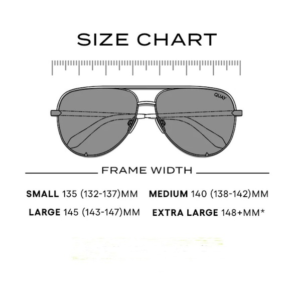 Quay ALL IN white frame/brown fade lenses NWT - Picture 8 of 8